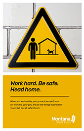 Work Hard. Be Safe. Safety Poster